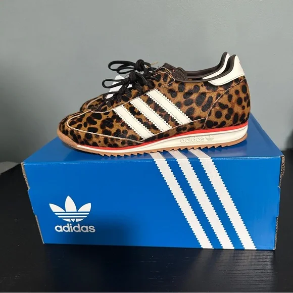 Adidas SL72 Leopard Sneakers - Picture 2 of 8